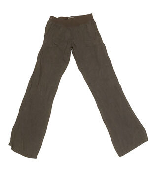 Toad & Co Womens Linen Pants Size XS Dark Grey Comfort Boho Yoga Festival